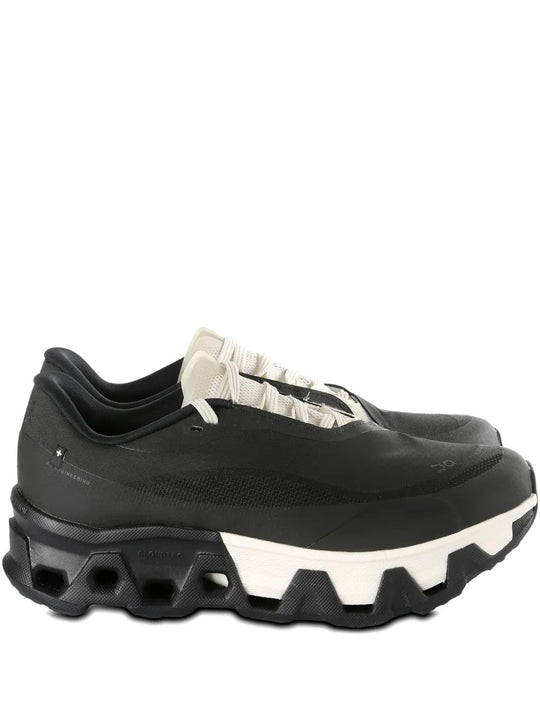 Black sneaker, front view