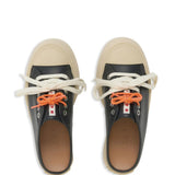 Black shoes, front view