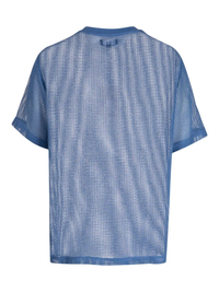 STUSSY - Men Cotton Mesh Crew Short-Sleeve