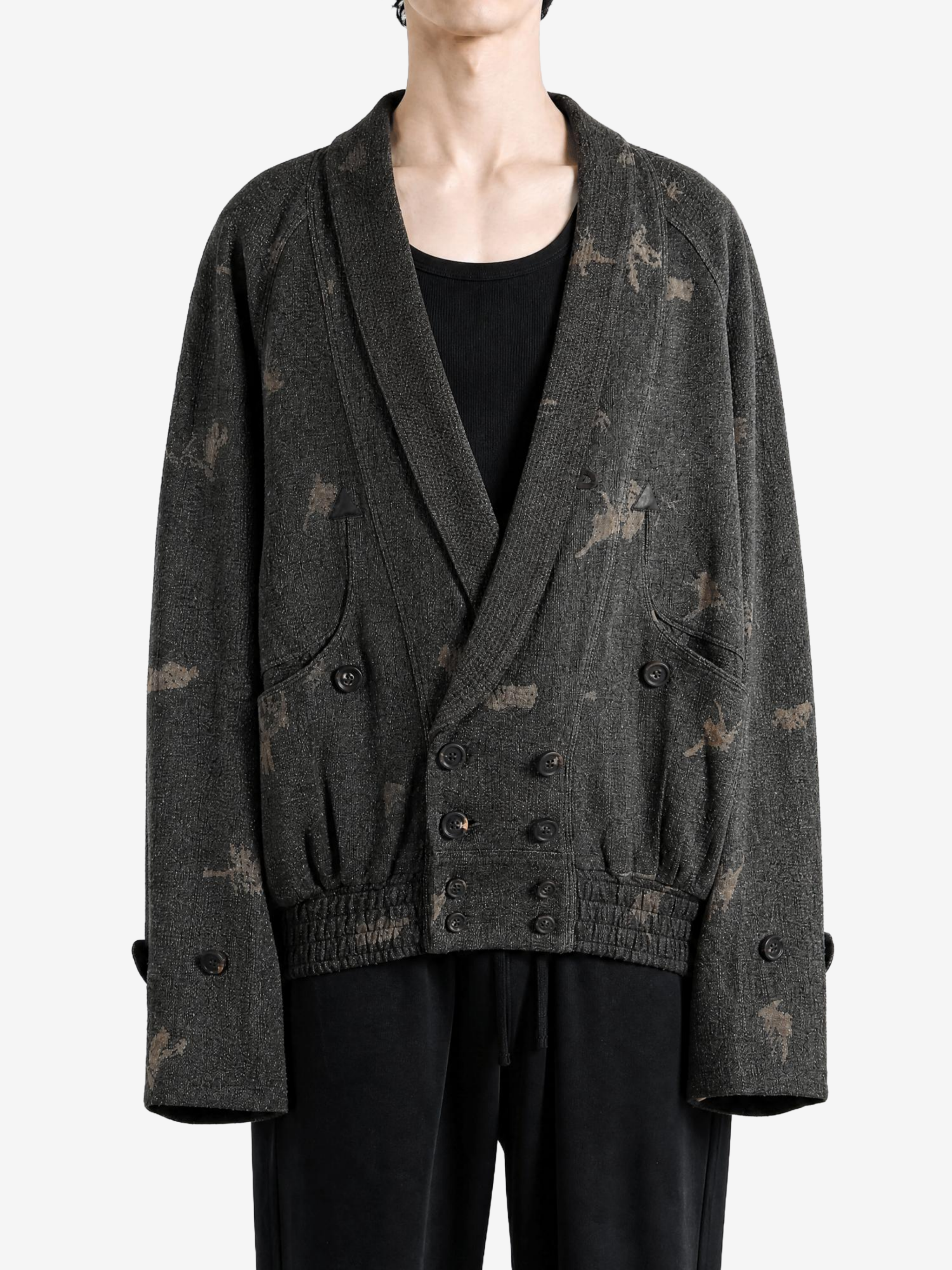 Grey jacket, front view