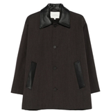 brown jackets-coats,front view