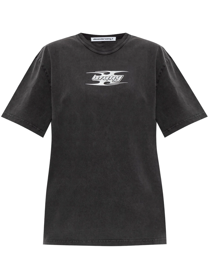 T BY ALEXANDER WANG - Women Short Sleeve Tee With Blade Logo