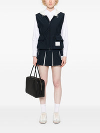 THOM BROWNE - Women Mini Box Pleat Skirt