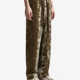 Brown pants, full body view