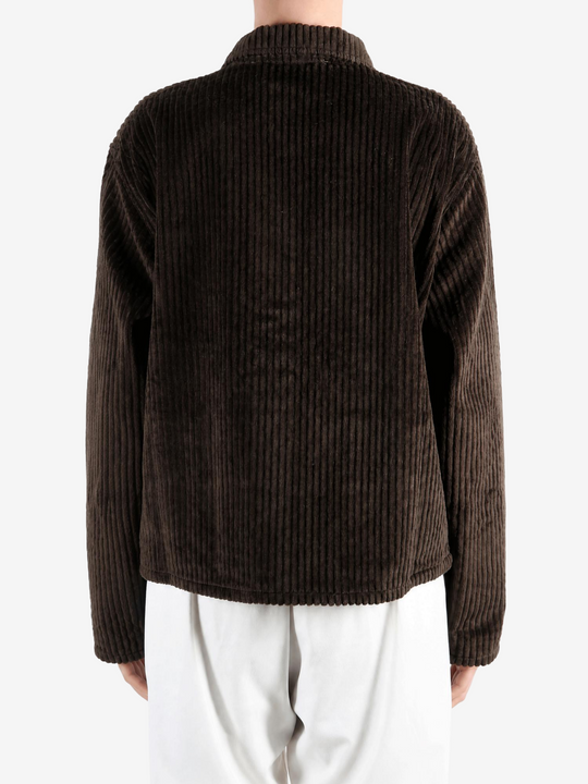 Brown jacket, front view