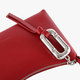Close up of Red bag, showing detail