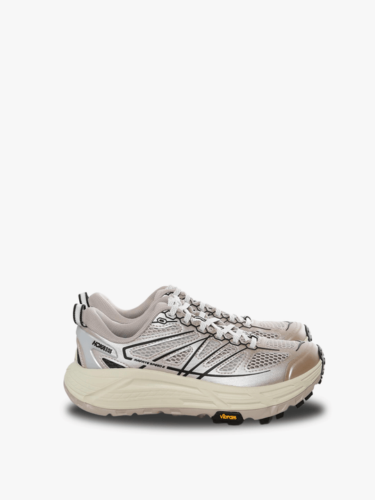 Grey sneakers, front view