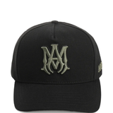 black hat, front view