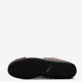 Brown sneakers,back view