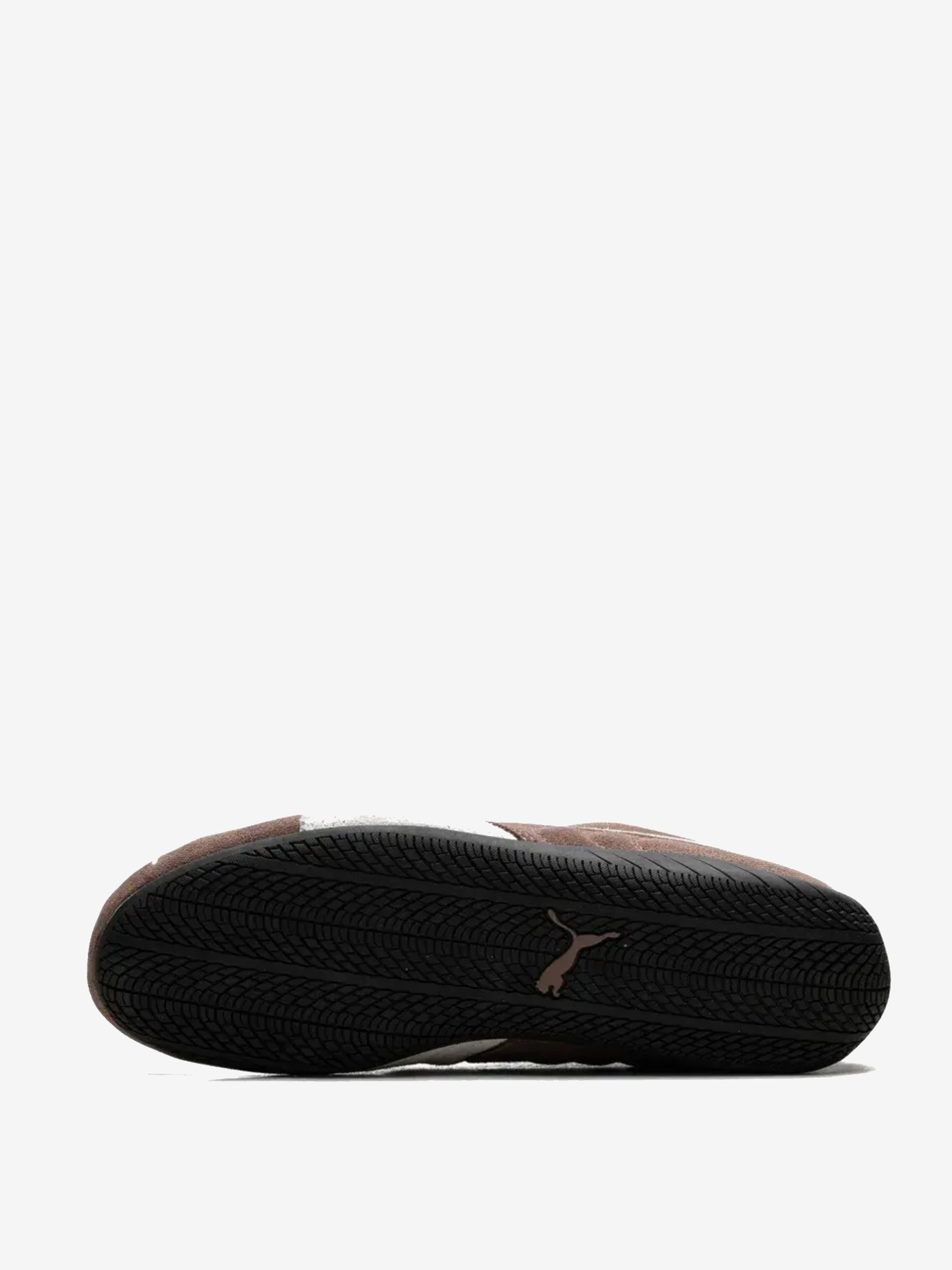 Brown sneakers,back view