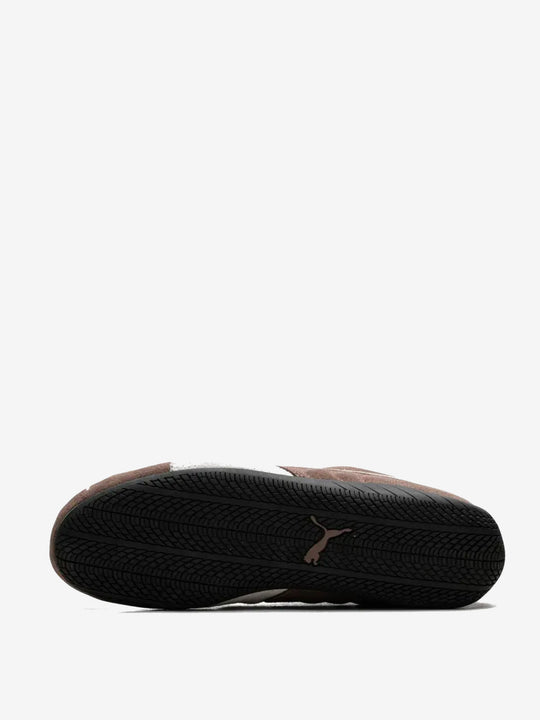 Brown sneakers,back view