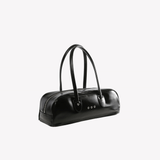 Black handbag,side view