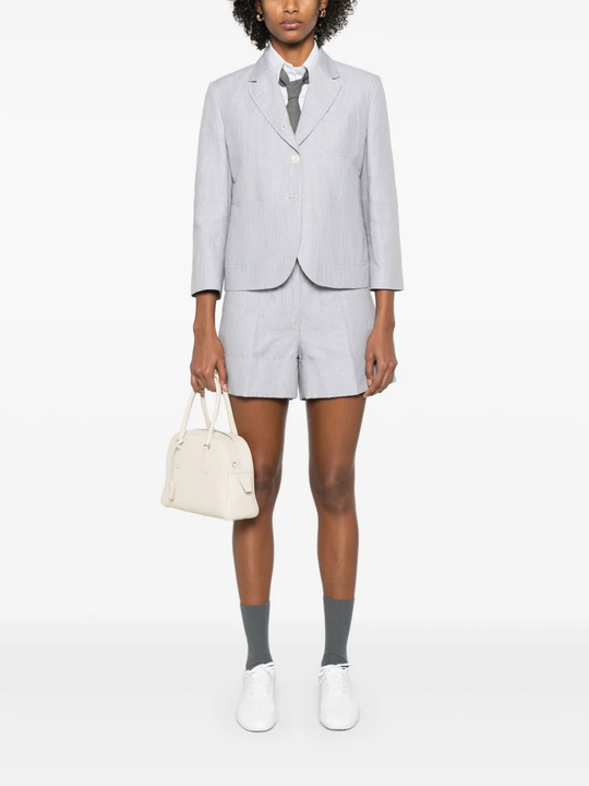 Grey jacket, full body view