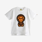 White t-shirts, front view