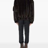 Black jacket, full body view