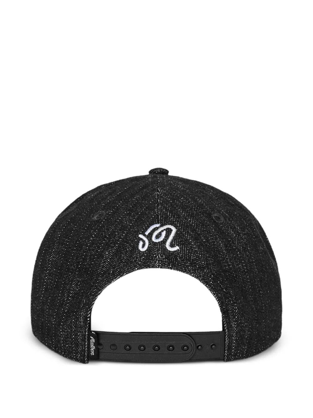 Black hat, back view