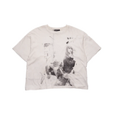 White t-shirt, front view