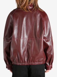 MM6 Maison Margiela - Women Leather Buckle Collar Jacket