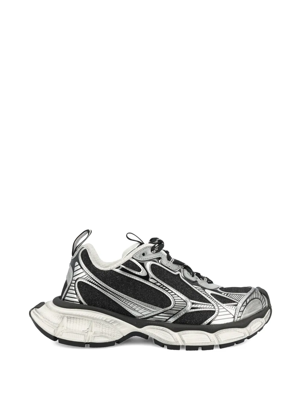 Black sneaker, side view