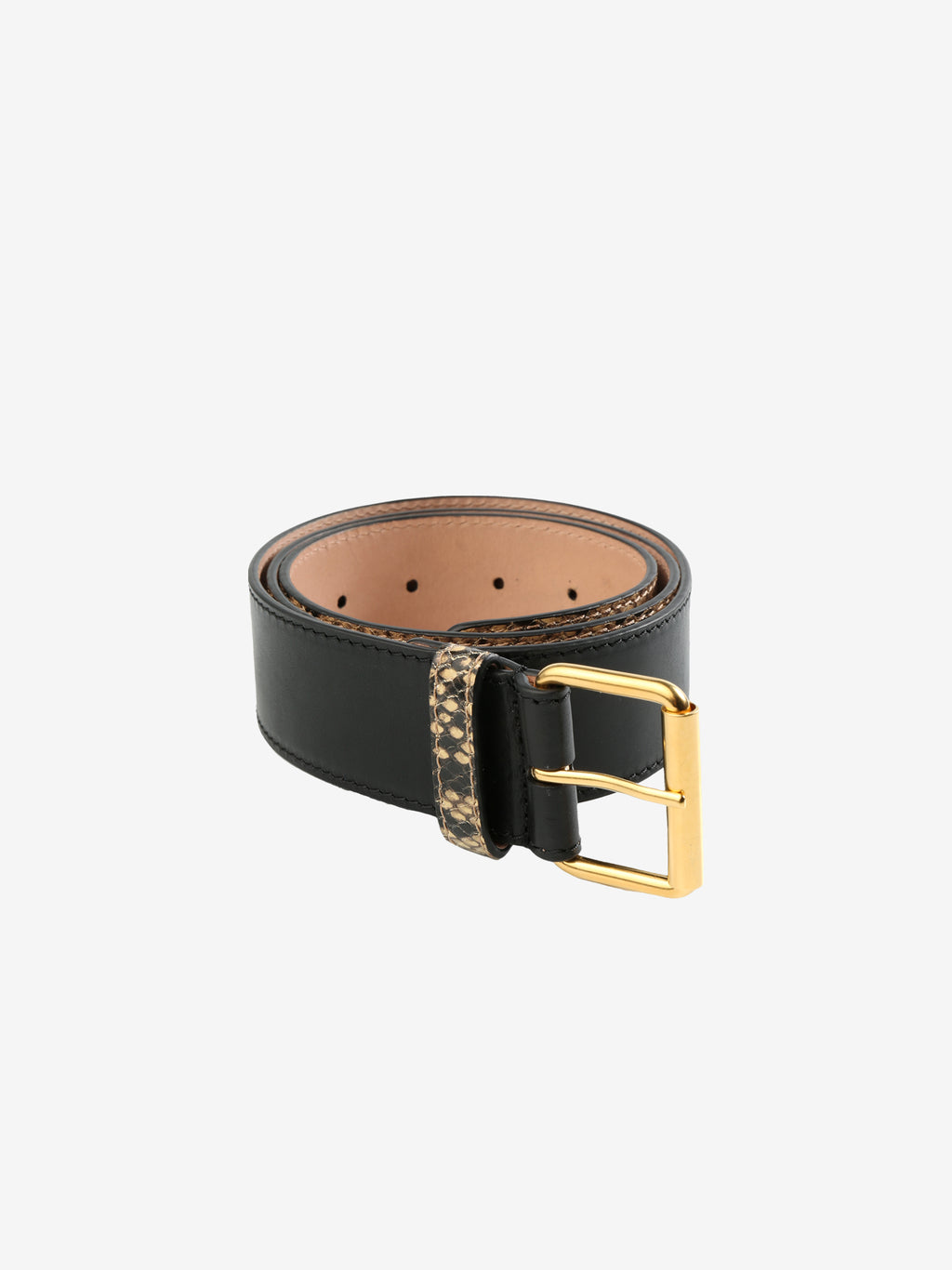 Black belt, front view