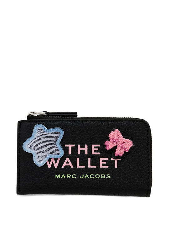 Black wallet,front view