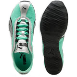 Green sneaker, top view