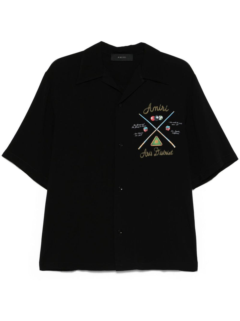 AMIRI - Men Pool Cue Bowling Shirt