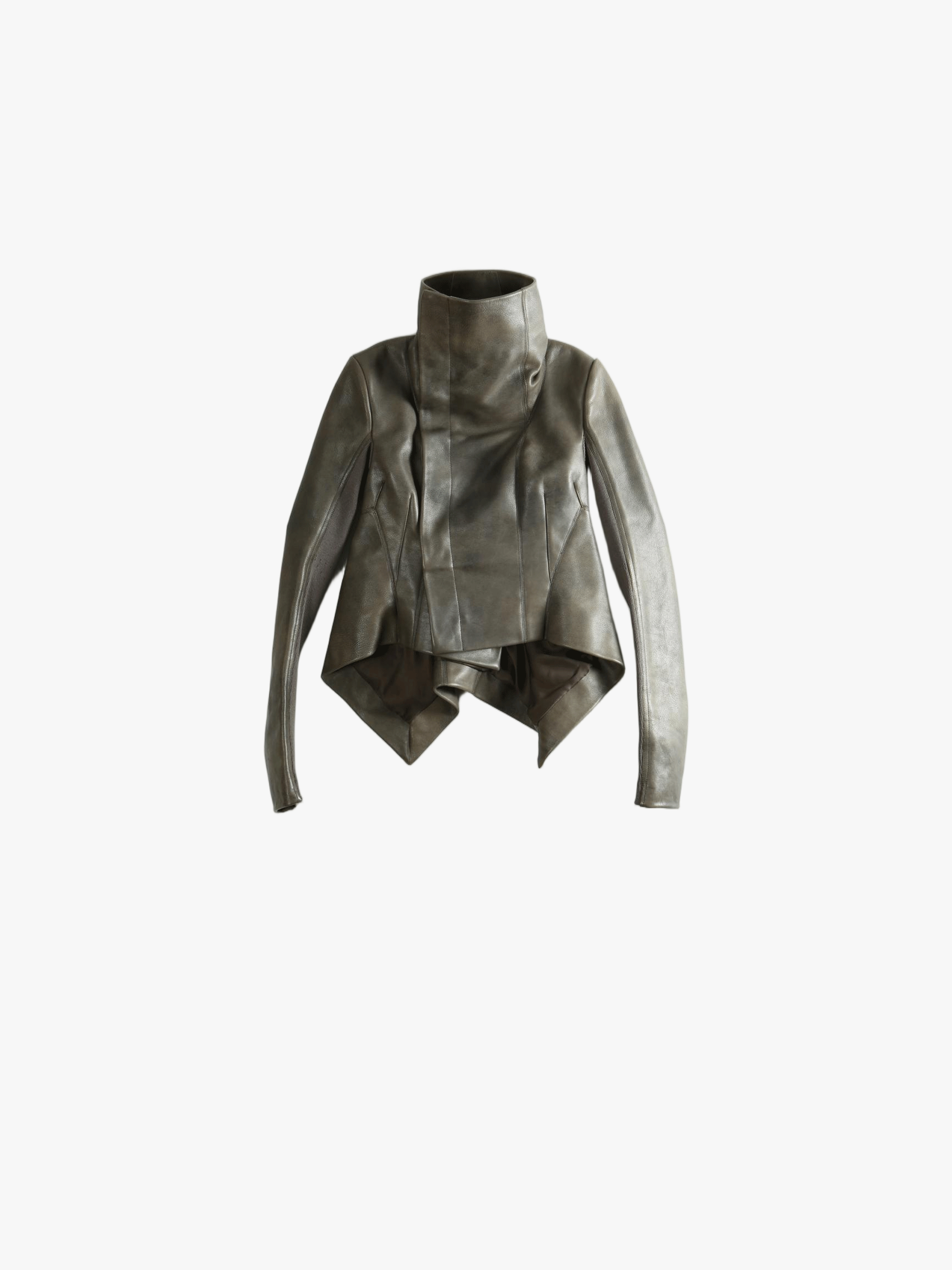 Green jacket, front view