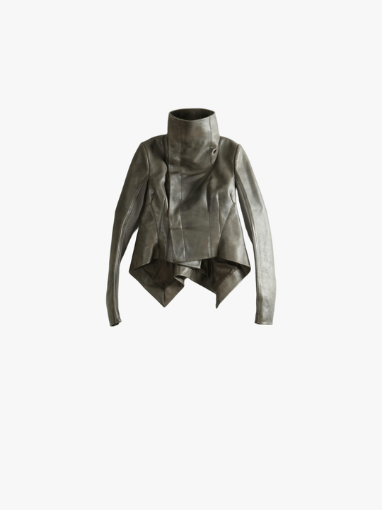 Green jacket, front view