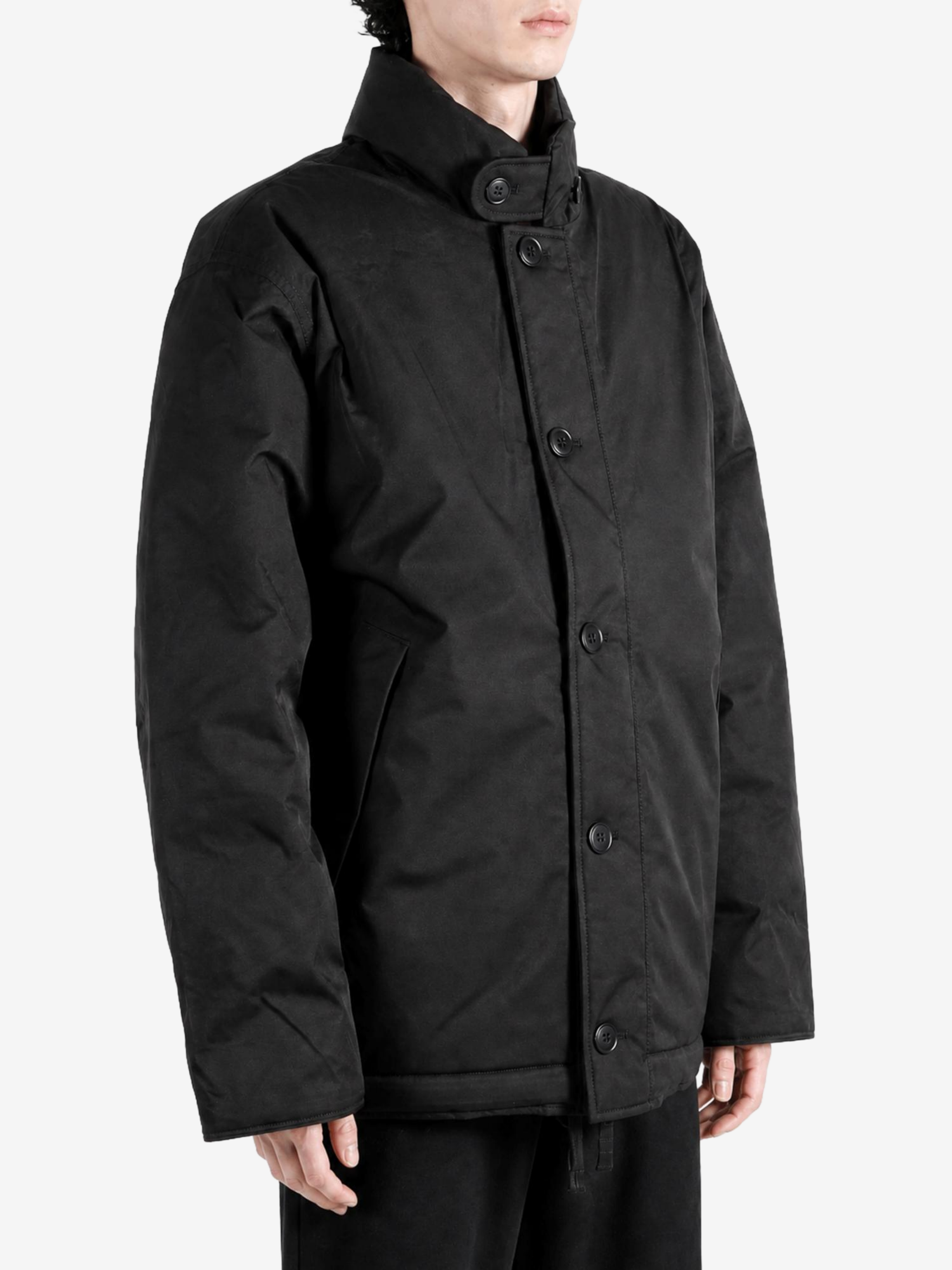 Black jacket, front view