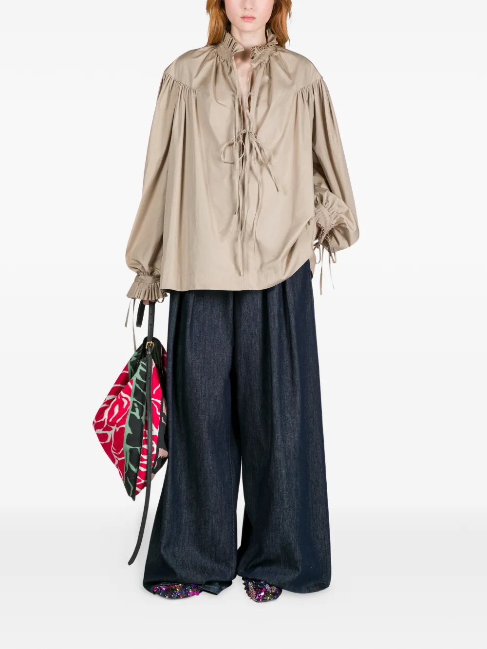 red bags ,full body view