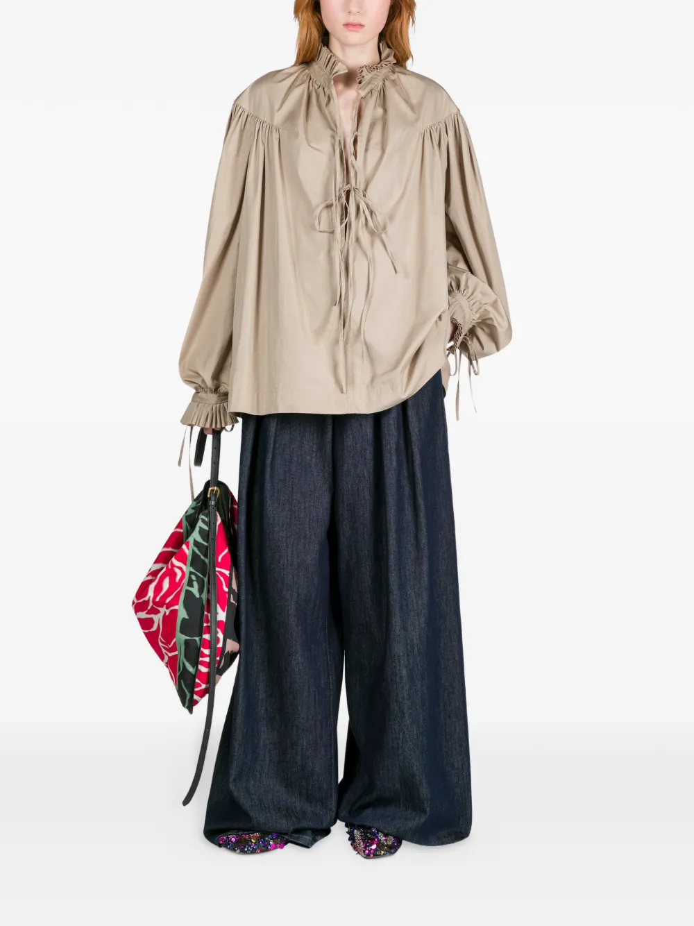 red bags ,full body view