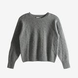 Grey knitwear, front view