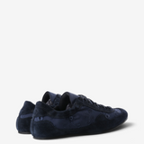 Navy shoes, back view