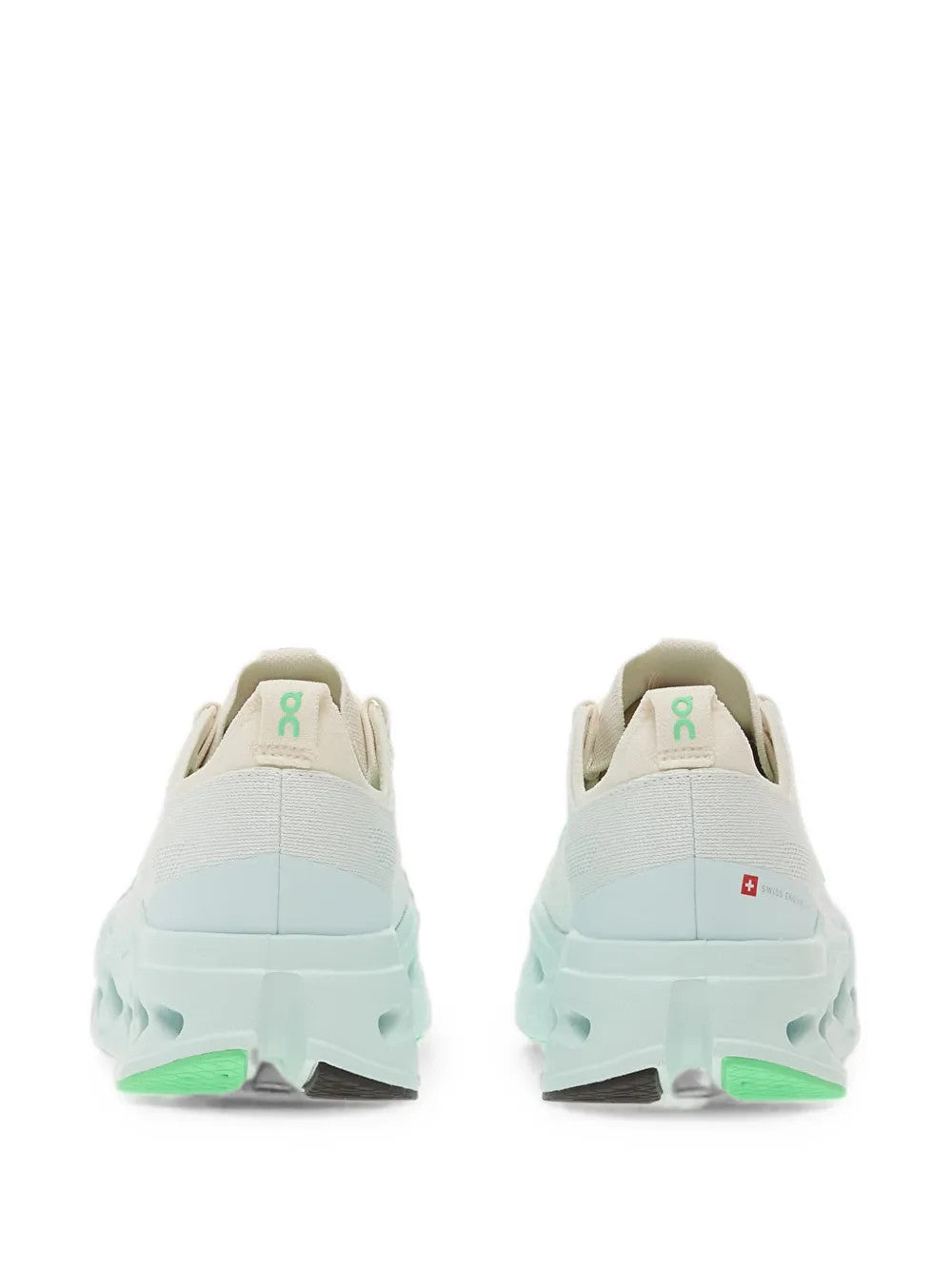 White shoes, back view