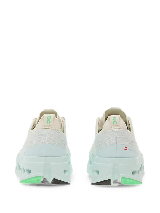 White shoes, back view