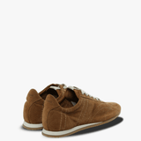 Brown sneakers, side view