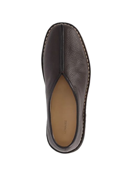 Brown flats, front view