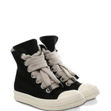 Black sneakers, side view