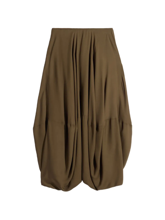 Brown skirt, front view