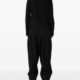 YOHJI YAMAMOTO POUR HOMME - Men Round Neck Long Slv/ Pt-A