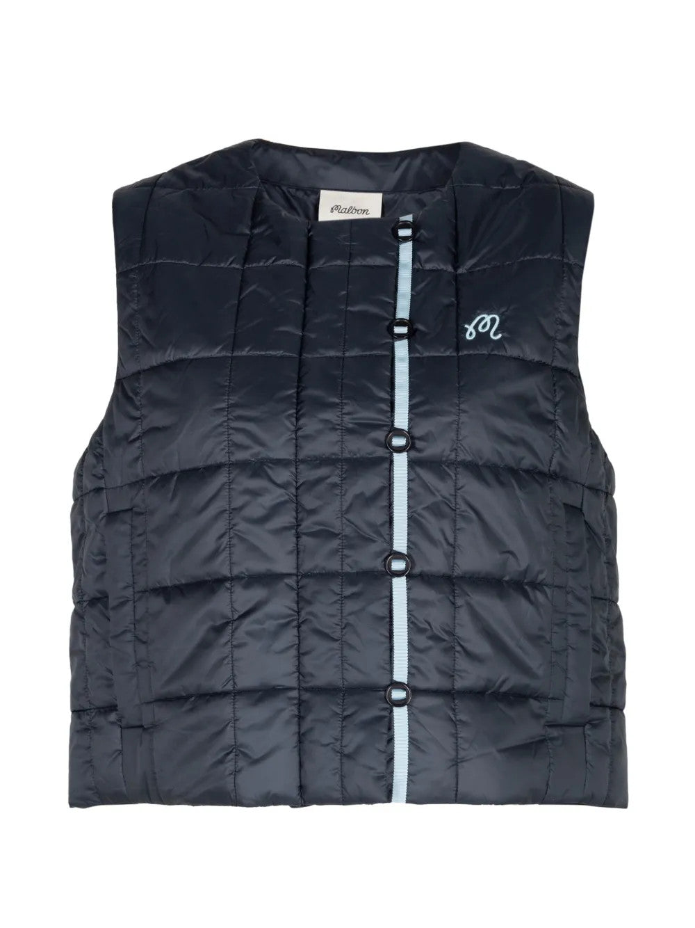 Navy jacket, front view