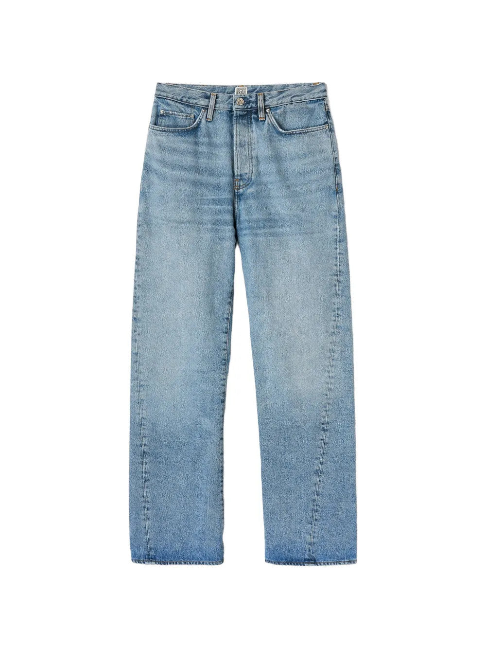 Blue jeans, front view