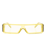 Yellow eyewear, front view