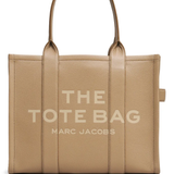 Tan bags, front view