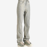 Grey pants, full body view