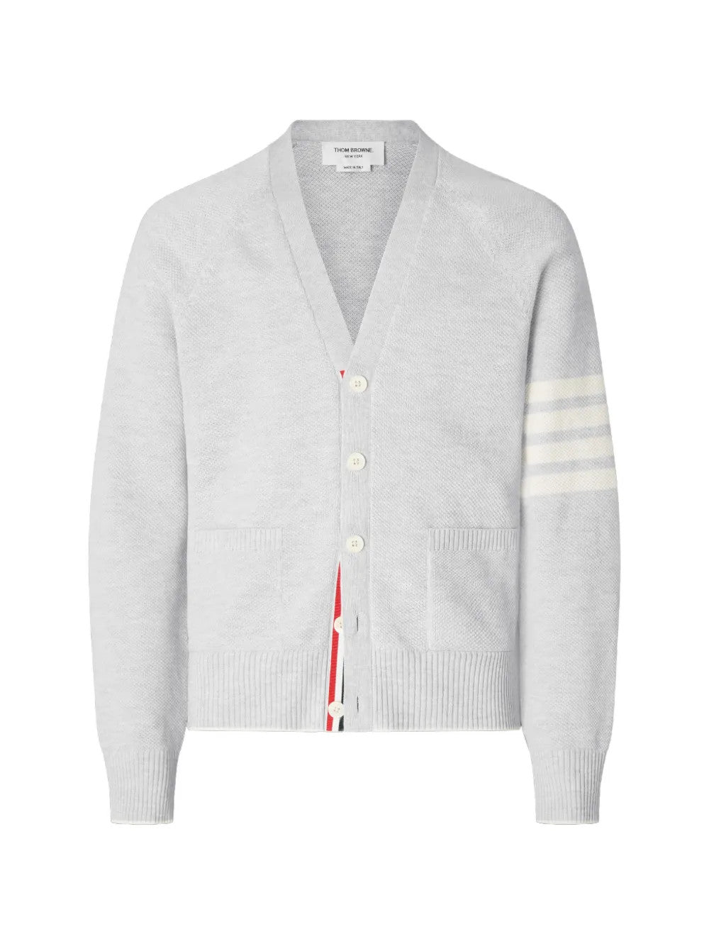White knitwear, front view