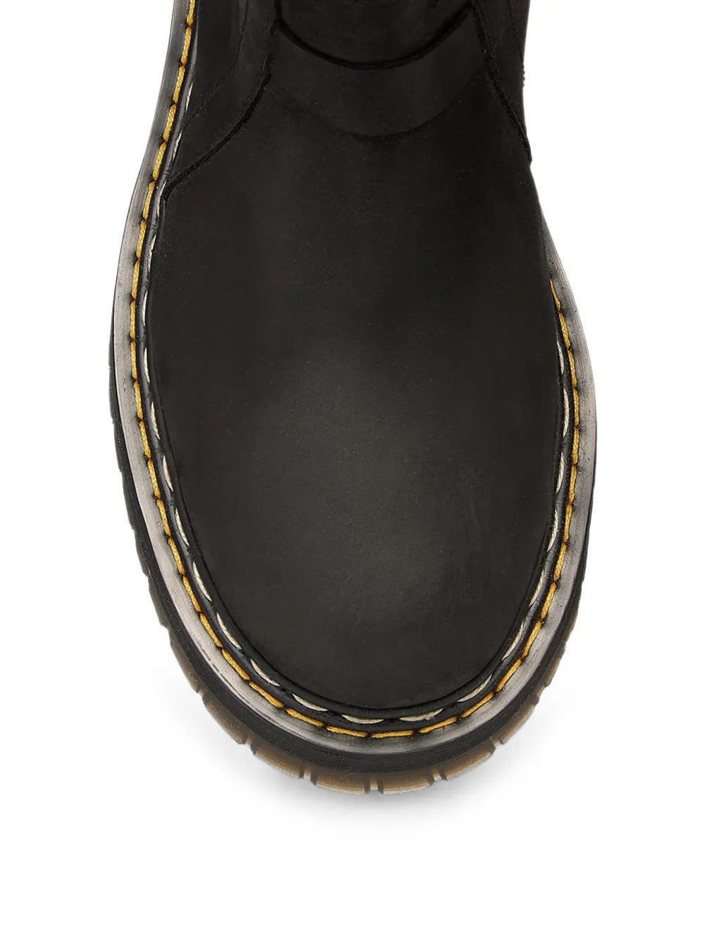 Black boots, front view