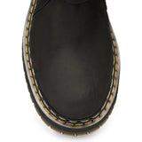 Black boots, front view