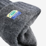 Close up of Grey hat, showing detail